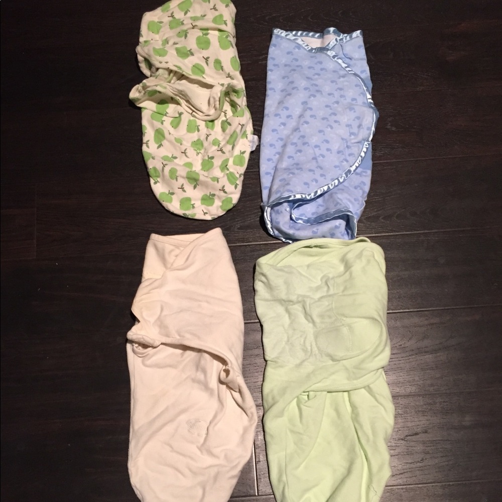 Set of 4 Baby Swaddles